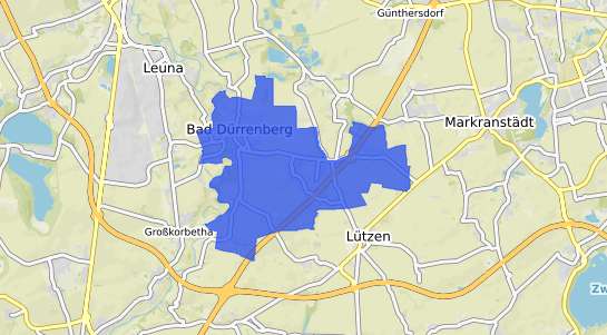 Bodenrichtwertkarte Bad D&uuml;rrenberg